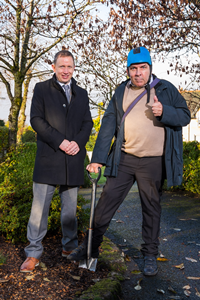 L-R Dr. Ron Culley, Chief Executive Officer at Quarriers, Arthur Ritchie, Quarriers Historian